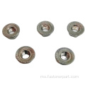 304 Keluli Tahan Karat Din6923 Hex Flang Nut